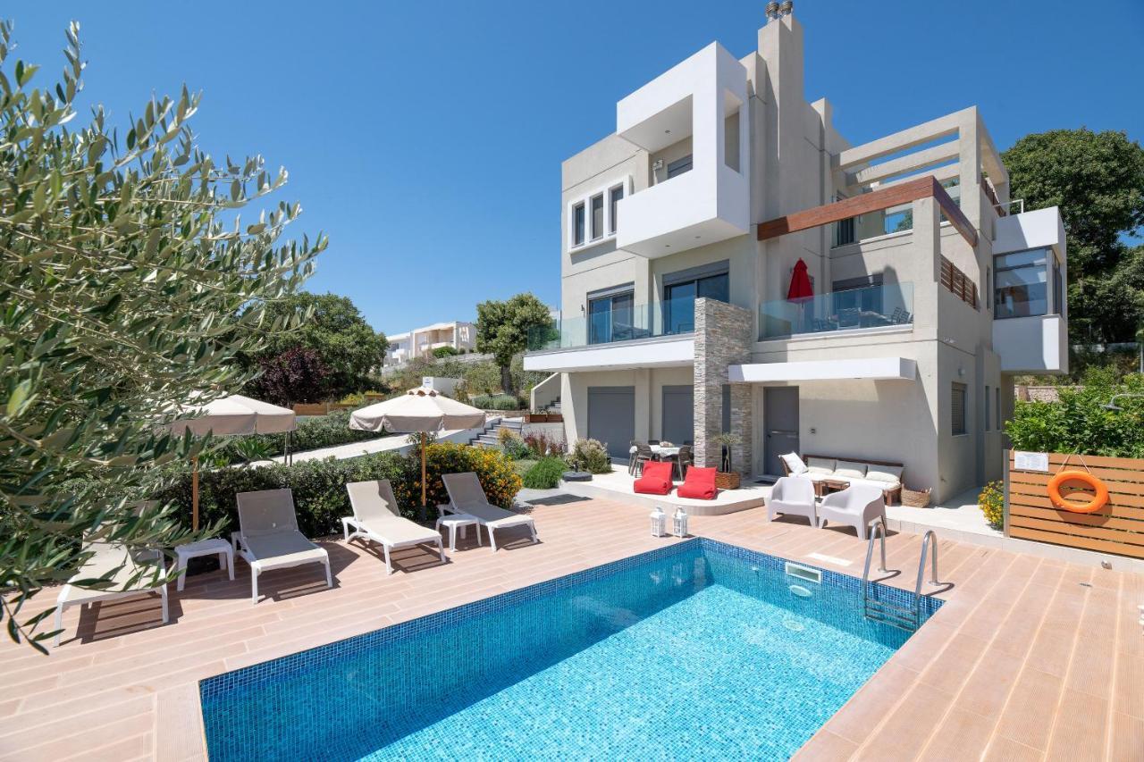 Terpsis Pool Villa Asgourou Zewnętrze zdjęcie
