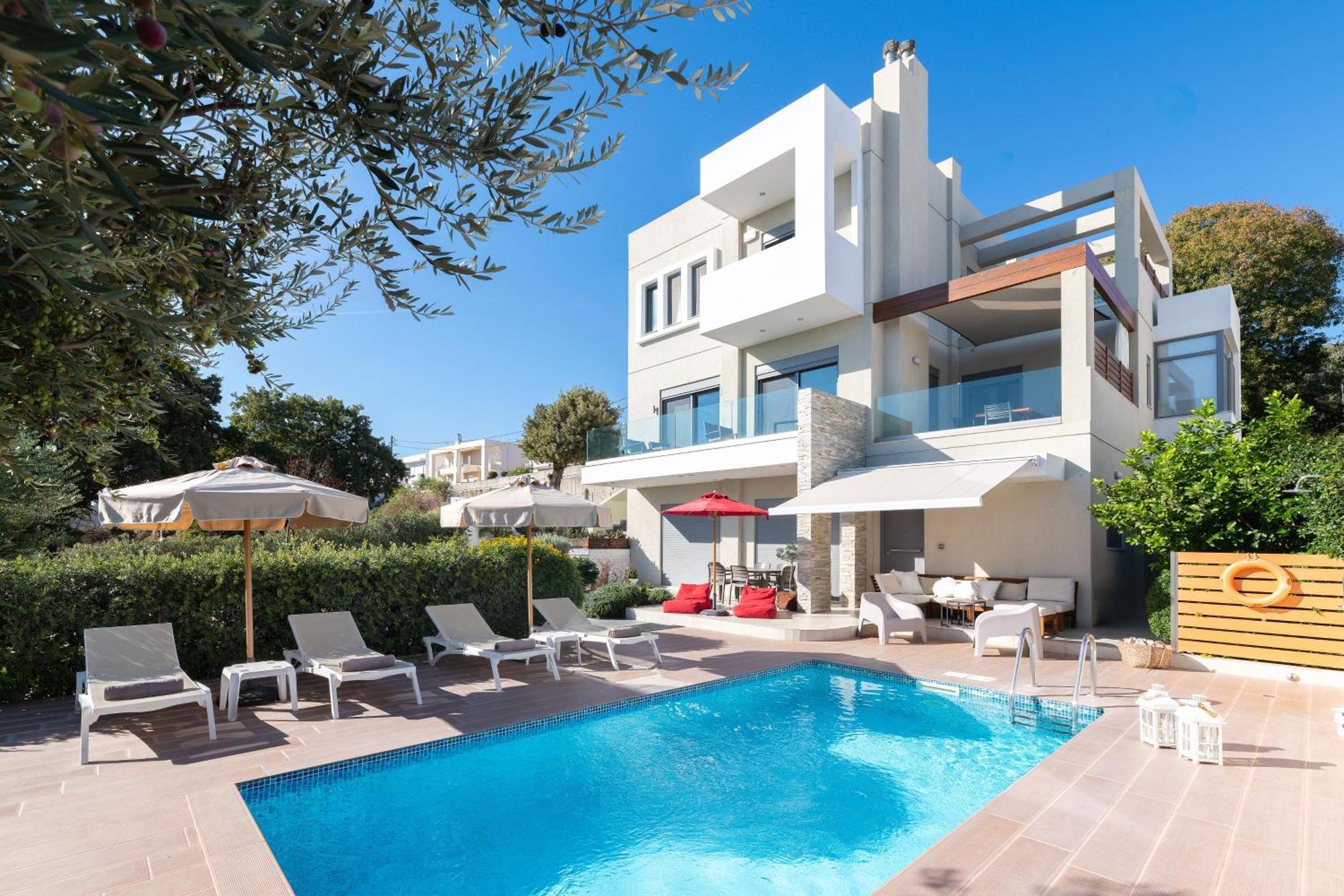 Terpsis Pool Villa Asgourou Zewnętrze zdjęcie