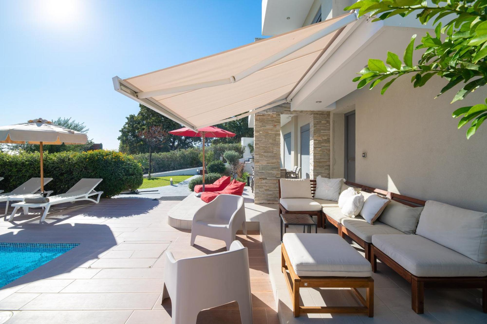 Terpsis Pool Villa Asgourou Zewnętrze zdjęcie