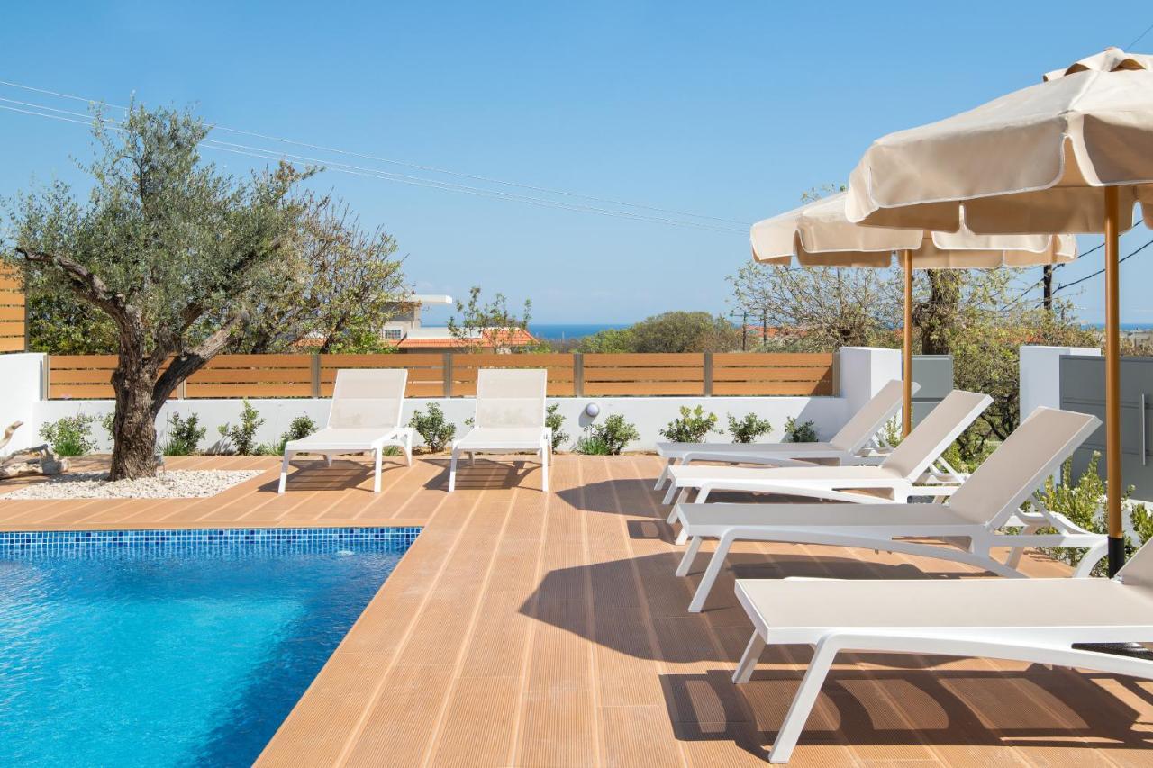 Terpsis Pool Villa Asgourou Zewnętrze zdjęcie