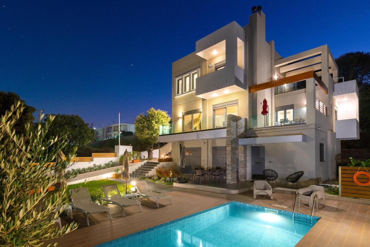 Terpsis Pool Villa Asgourou Zewnętrze zdjęcie